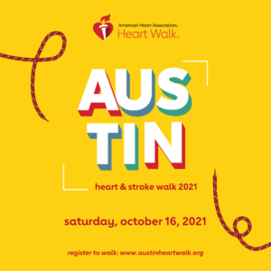 The Austin Heart & Stroke Walk laces up to fund research and change lives – October 16!